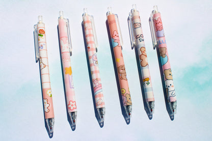 🐻🍑Peach Bear Cute Pen