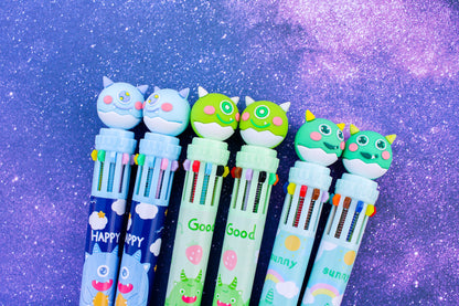 👽🛸💚10-Color Alien Pal Pens